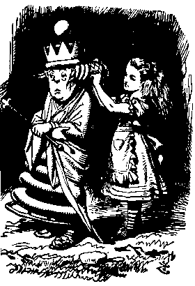 Alice and the Queen's Hair