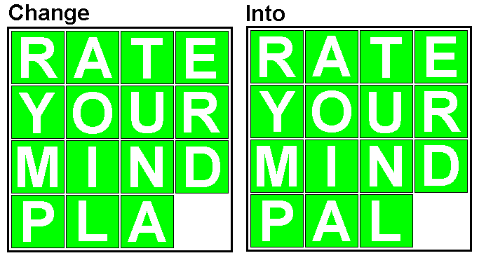 Rate Your Mind puzzle